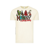 Vintage Arctic Merry Christmas Vintage Tee - CowhideDigitalArt