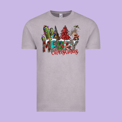 Merry Christmas Vintage Tee Designed By Cowhidedigitalart