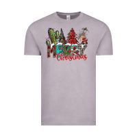 Vintage Zinc Merry Christmas Vintage Tee - CowhideDigitalArt