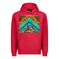Cardinal western  sunflower turquise gemstone  tumbler Premium Hoodie - BarkalooDesign
