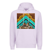 Lilac western  sunflower turquise gemstone  tumbler Premium Hoodie - BarkalooDesign