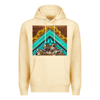 Pina Colada western  sunflower turquise gemstone  tumbler Premium Hoodie - BarkalooDesign