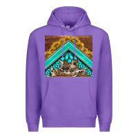 Purple western  sunflower turquise gemstone  tumbler Premium Hoodie - BarkalooDesign