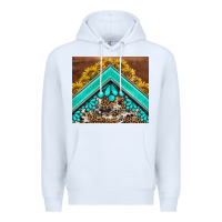 White western  sunflower turquise gemstone  tumbler Premium Hoodie - BarkalooDesign