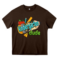 Chocolate Brown kindergarten grade dude Heavy Core Tee - RanaPortraitStore
