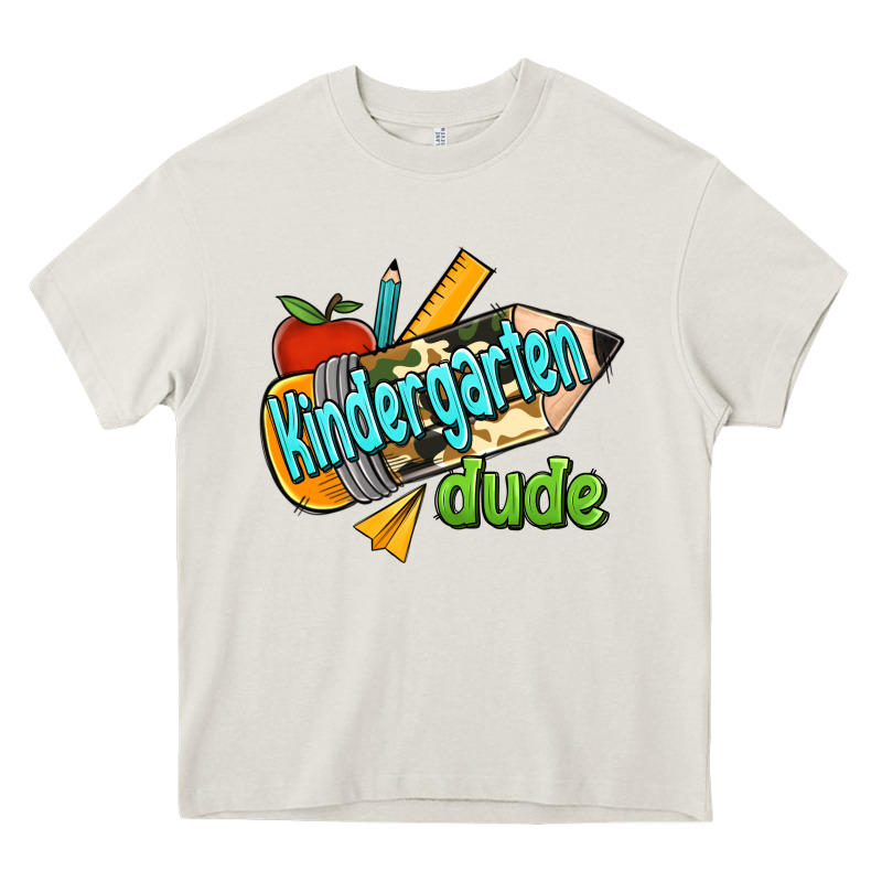 Kindergarten Grade Dude Heavy Core Tee by RanaPortraitStore | Teevron