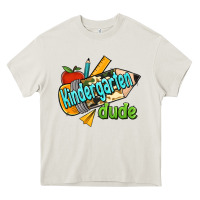 Cream kindergarten grade dude Heavy Core Tee - RanaPortraitStore