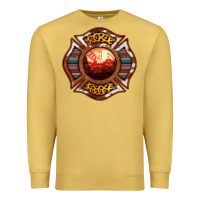 Antique Gold Western Firefighter Symbol Premium Sweatshirt - RanaPortraitStore