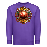 Purple Western Firefighter Symbol Premium Sweatshirt - RanaPortraitStore