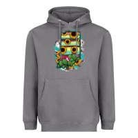 Storm Indiana Map Sunflower Cactus Serape Heavyweight Hoodie - RanaPortraitStore