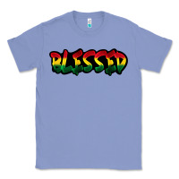 Colony Blue Juneteenth blessed Classic Tee - FaDigitalArtStudio