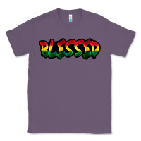 Lavender Juneteenth blessed Classic Tee - FaDigitalArtStudio