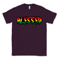 Plum Juneteenth blessed Classic Tee - FaDigitalArtStudio