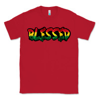 Red Juneteenth blessed Classic Tee - FaDigitalArtStudio