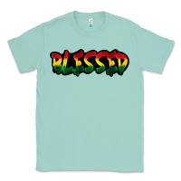 Seafoam Juneteenth blessed Classic Tee - FaDigitalArtStudio