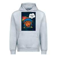 Heather Grey Forever Alone, Monkey, Space, Monkey At Space, Urban Hoodie - Bettercallsaul