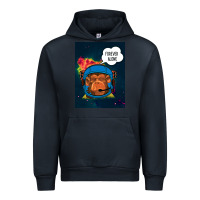 Navy Forever Alone, Monkey, Space, Monkey At Space, Urban Hoodie - Bettercallsaul