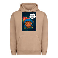 Pigment Burro Forever Alone, Monkey, Space, Monkey At Space, Urban Hoodie - Bettercallsaul