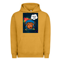 Pigment Peanut Butter Forever Alone, Monkey, Space, Monkey At Space, Urban Hoodie - Bettercallsaul