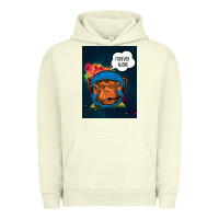 Pigment Pistachio Forever Alone, Monkey, Space, Monkey At Space, Urban Hoodie - Bettercallsaul