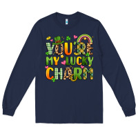 Navy you're my lucky charm Long Sleeve Tee - Artiststas