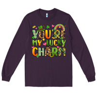 Plum you're my lucky charm Long Sleeve Tee - Artiststas