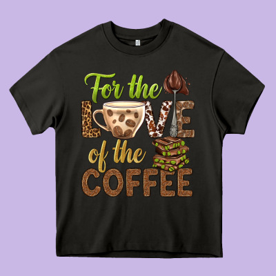 For The Love Of The Coffee Bbs Heavy Core Tee Designed By Bundleandbundleshop