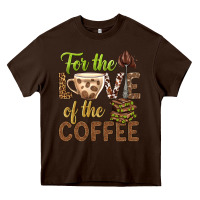 Chocolate Brown for the love of the coffee bbs Heavy Core Tee - BundleAndBundleShop