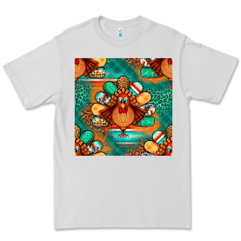 Thanksgiving  Turkey Seamless Pattern Premium Tee by BundleAndBundleShop | Teevron