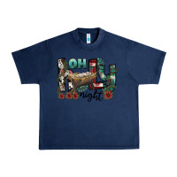 Navy oh holy night Urban Heavy Tee - CowhideDigitalArt