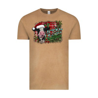 Vintage Camel merry christmas cow Vintage Tee - CowhideDigitalArt