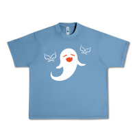 Pebble Blue genshin impact hu tao  spirit ghost art lightweight Urban Heavy Tee - DesigneFamous