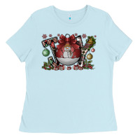 Baby Blue joy Ladies Tee - CowhideDigitalArt