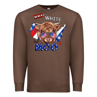 Chestnut Red White And Moo Cow Premium Sweatshirt - RanaPortraitStore