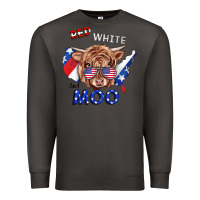 Smoke Red White And Moo Cow Premium Sweatshirt - RanaPortraitStore