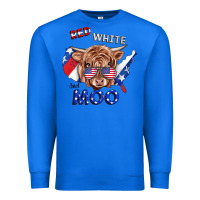 True Royal Red White And Moo Cow Premium Sweatshirt - RanaPortraitStore
