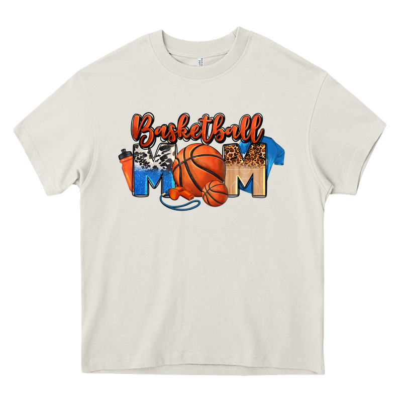 Basketball Mom Heavy Core Tee by FaDigitalArtStudio | Teevron
