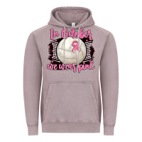 Vintage Zinc in october we wear pink volleyball Vintage Hoodie - BarkalooDesign