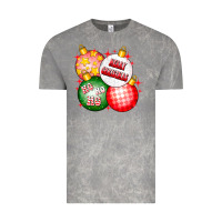 Cloud Rock merry christmas ball Vintage Tee - CowhideDigitalArt