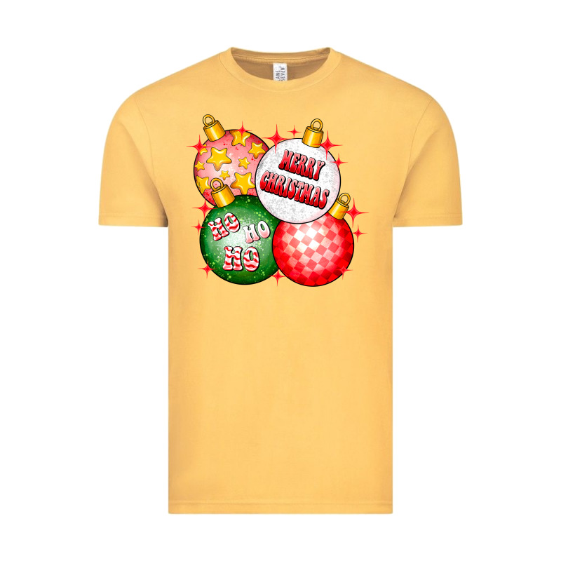 Merry Christmas Ball Vintage Tee by CowhideDigitalArt | Teevron