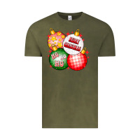 Vintage Olive merry christmas ball Vintage Tee - CowhideDigitalArt