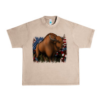 French Oak American Bison Urban Heavy Tee - Jasminsmagicworld
