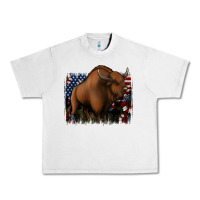 Lunar Rock American Bison Urban Heavy Tee - Jasminsmagicworld