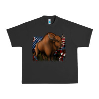 Pigment Black American Bison Urban Heavy Tee - Jasminsmagicworld