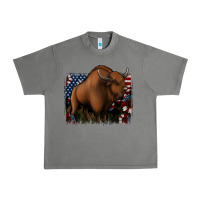 Tornado American Bison Urban Heavy Tee - Jasminsmagicworld