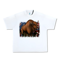 White American Bison Urban Heavy Tee - Jasminsmagicworld