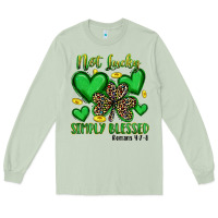 Matcha not lucky simply blessed Long Sleeve Tee - Artiststas