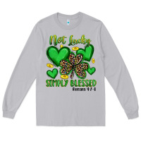 Moon Dust not lucky simply blessed Long Sleeve Tee - Artiststas
