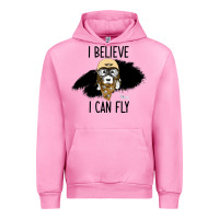 Fuchsia Pink I Beleive I Can Fly, Dog, Urban Hoodie - Bettercallsaul