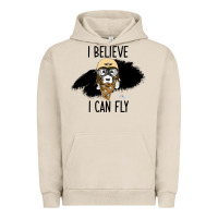 Pigment French Oak I Beleive I Can Fly, Dog, Urban Hoodie - Bettercallsaul